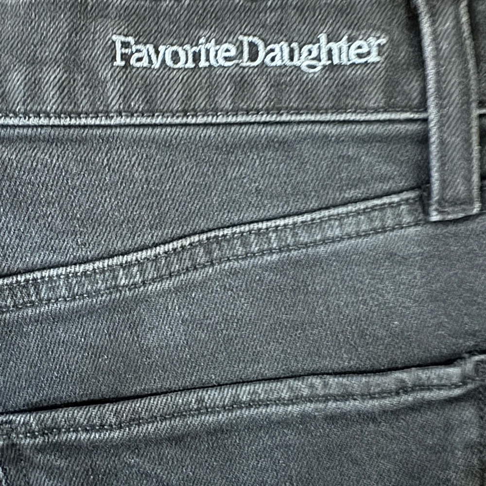 Favorite Daughter Valentina Jeans Black Boulder Wash size 29 high rise NWT - Picture 11 of 11